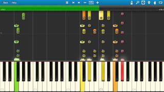 Kool and The Gang  Celebration  Synthesia Piano Cover Version  Tutorial [upl. by Kehsihba569]