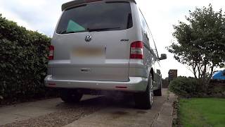 VW T5 Transporter caravelle V6 sportline R32 exhaust [upl. by Helmut]