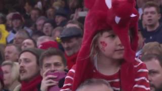 Anthems  Wales vs England 6N Rd2 2017 [upl. by Attevad]