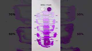 White VS PurpleSatisfying Color mixing🎨 colormixing satisfying asmr [upl. by Lehctim547]