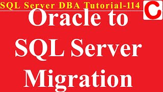 SQL Server DBA Tutorial 114Migrate Data from Oracle to SQLServer with SQLServer Migration Assistant [upl. by Khan745]