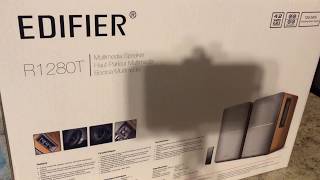 Edifier R1280T Studio Monitor Speakers Unboxing Review amp Demo [upl. by Rap]