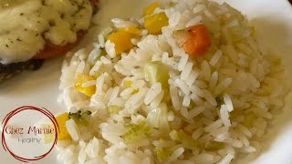 Arroz con vegetales en Instant Pot [upl. by Ailisec216]