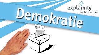 Demokratie einfach erklärt explainity® Erklärvideo [upl. by Ermeena]