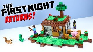 LEGO Minecraft The First Night Set Speed Build 2014 Time Machine [upl. by Sandstrom]