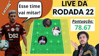 LIVE CARTOLA FC 2024 RODADA 22  TIME PARA PONTUAR E VALORIZAR cartola cartoladicas brasileirao [upl. by Ajaj]