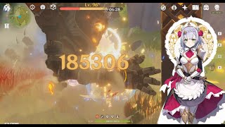 Noelle 180k DMGGenshin Impact [upl. by Anele]