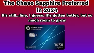 2024 Outsiders Review Of the Chase Sapphire Preferred  It’s getting better [upl. by Sydalg]