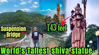 World’s tallest shiva statue  kailashnath mahadev  kathmandu 😱143 feet [upl. by Enellij]