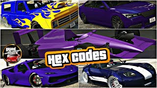 quotTOP 20 Purple and Bluequot Modded Crew Colors in GTA 5 Online [upl. by Corwun185]