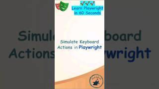 Playwright Tutorial  Keyboard Actions in Playwright playwrightautomation [upl. by Eceinahs720]