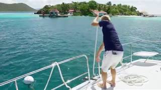 How To Pick Up a Mooring Ball in the British Virgin Islands [upl. by Alleen]