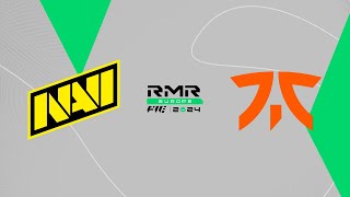 NAVI vs fnatic  PWE CS2 EU RMR A 2024 [upl. by Garrison702]