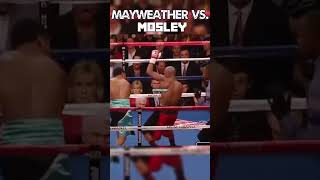 Mayweather vs Mosley Round That SHOCKED Everyone INSANE Fighting [upl. by Eirolam]