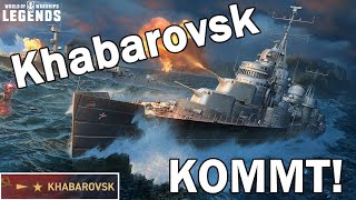 INFOVideo  KHABAROVSK kommt  World of Warships Legends [upl. by Nileek]