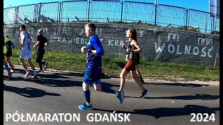 Półmaraton Gdańsk 2024 [upl. by Hanoy]