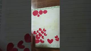 Diary decoration idea 14 diarydecoration LetsCraftmz4zr [upl. by Bendick]