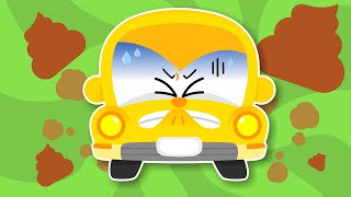 Funny Car Fart Song  Ppoong Ppoong Vehicles  Car Songs  Nursery Rhymes amp Kids Songs [upl. by Philemon]