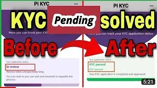 pi kyc pending problem  pi network kyc pending problem  How to Solve the Pending Pi KYC Problem [upl. by Yvel]