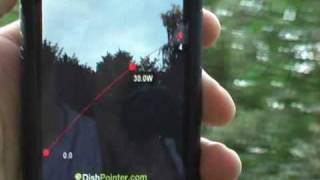 DishPointer Augmented Reality iPhone Satellite Finder [upl. by Fifine]