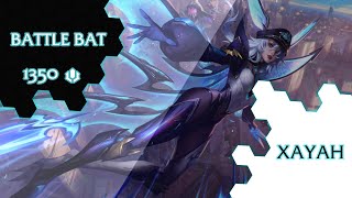 ► Battle Bat Xayah ◀ League of Legends Skin Spotlight [upl. by Dekow196]