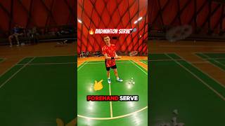 🏸👉Viktor Axelsen  Forehand Serve🔥 badmintonlovers badminton axelsen training [upl. by Reidid405]