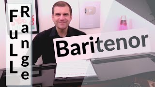 Baritenor Singing Warm Up  Full Range  Comprehensive [upl. by Yesoj]