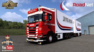 ETS2 v152 Scania S Neue Abladestelle testen  EuRoadnet Map v17 [upl. by Conney]