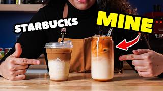 Make a BETTER Starbucks Caramel Macchiato At Home ICED amp HOT RECIPE [upl. by Ennaharas]