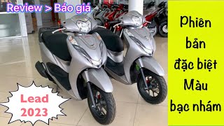 Honda Lead 125 fi 2023 phiên bản đặc biệt  Màu bạc đen xám lông chuột  Minh Nam Lê lead2023 [upl. by Oca65]