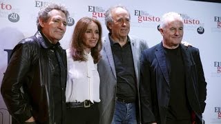 Serrat Miguel Ríos Ana Belén y Victor Manuel se vuelven a reunir 20 años después [upl. by Elka352]