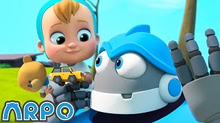 ARPO and Daniel go on a scavenger hunt  ARPO the Robot  Funny Robot Cartoons for Kids [upl. by Jillana621]