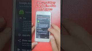 Samsung Galaxy Grand Prime Plus FRP BYPASS shotrs mobilekofactoryresetkaisekare [upl. by Honna]