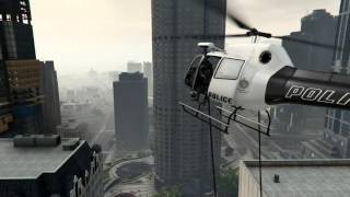 GTA 5 helicopter crash [upl. by Aihtekal]