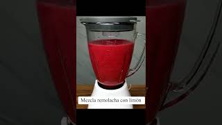 Mezcla remolacha con apio recetas batido recetasfaciles frutas [upl. by Borlase931]