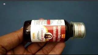 Delcon Plus Syrup  Delcon Plus Syrup Uses Side effects benefits dosage review in Hindi  Delcon [upl. by Theodora171]