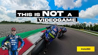 Onboard in Cremona Circuit with the Yamaha R7 Canepa amp Locatelli  Insta360 X4 [upl. by Rehctelf]