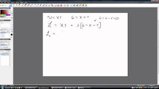 Constrained Optimization The Lagrangian Method of Maximizing Consumer Utility [upl. by Dwyer]