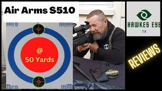 Air Arms S510 Carbine  50 yards [upl. by Ayotahs]