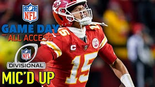 NFL Micd Up Divisional Round quotI Almost Popped a Blood Vesselquot  Game Day All Access [upl. by Annahahs171]