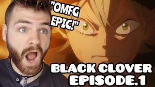 WHAT IS THIS ANIME  BLACK CLOVER  Episode 1  New Anime Fan  REACTION [upl. by Raymond]