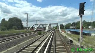 SBahn Berlin  Führerstandsmitfahrt im Zug der BR481 nonstop Schönefeld  Schöneweide [upl. by Ranip]