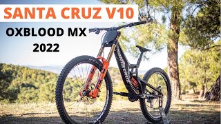 Santa Cruz v10 Mx 2022  Bike check [upl. by Vastah183]