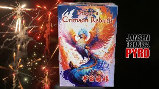 Crimson Rebirth 16 Shots by Dragon Fireworks  New Year 2024 Philippines [upl. by Cece]