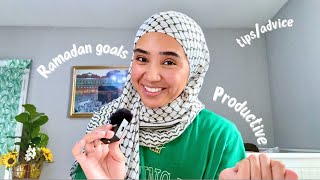 Tips to reach your goals amp end Ramadan off strong  Ramadan diaries 3 ☪️🤲🏼 [upl. by Neehahs]