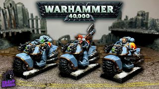 Restoring Retro Warhammer 40k Miniatures  Space Wolves [upl. by Karub]