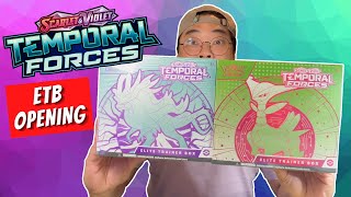 NEW Pokemon Temporal Forces Elite Trainer Boxes ETB Opening [upl. by Chansoo]