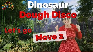 Dinosaur Dough Disco Move 2  The Dipolodocus Neck [upl. by Adnema186]