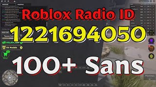 Sans Roblox Radio CodesIDs [upl. by Stone660]