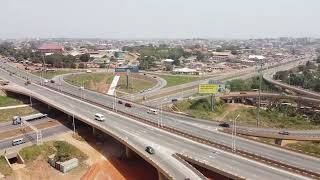 Kumasi in Perspective Kumasi Interchange Kumerica Sofoline AshantiRegion Sunset Drone Gh [upl. by Anaiad]